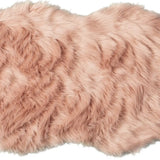 4' X 6' Grey Faux Fur Washable Non Skid Area Rug - Homeroots - Flyclothing LLC