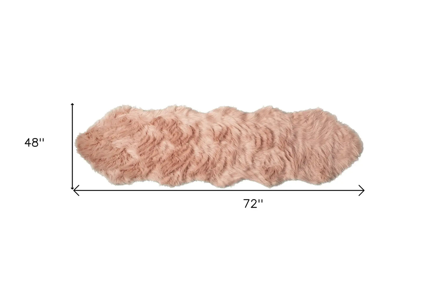 4' X 6' Grey Faux Fur Washable Non Skid Area Rug - Homeroots - Flyclothing LLC
