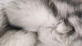 5' X 6' Grey Ombre Faux Sheepskin Non Skid Area Rug - Homeroots