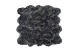 6' X 6' Grey Faux Fur Washable Non Skid Area Rug - Homeroots