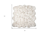 6' X 6' Ombre Chocolate Faux Fur Washable Non Skid Area Rug - Homeroots