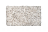 3' X 5' Chocolate Faux Fur Ombre Non Skid Area Rug - Homeroots