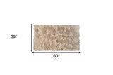 3' X 5' Taupe Non Skid Area Rug - Homeroots - Flyclothing LLC