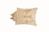 4' X 5' Off White And Silver Faux Cowhide Non Skid Area Rug - Homeroots - Flyclothing LLC