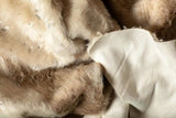 5' X 8' Off White And Silver Faux Cowhide Washable Non Skid Area Rug - Homeroots