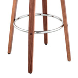 30" Cream And Brown Swivel Bar Chair - Homeroots - Flyclothing LLC