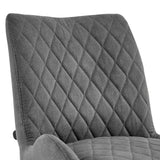 31" Charcoal And Black Iron Bar Height Bar Chair - Homeroots - Flyclothing LLC