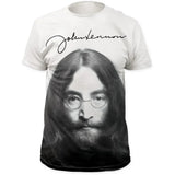 John Lennon Signature T-Shirt - John Lennon - Flyclothing LLC