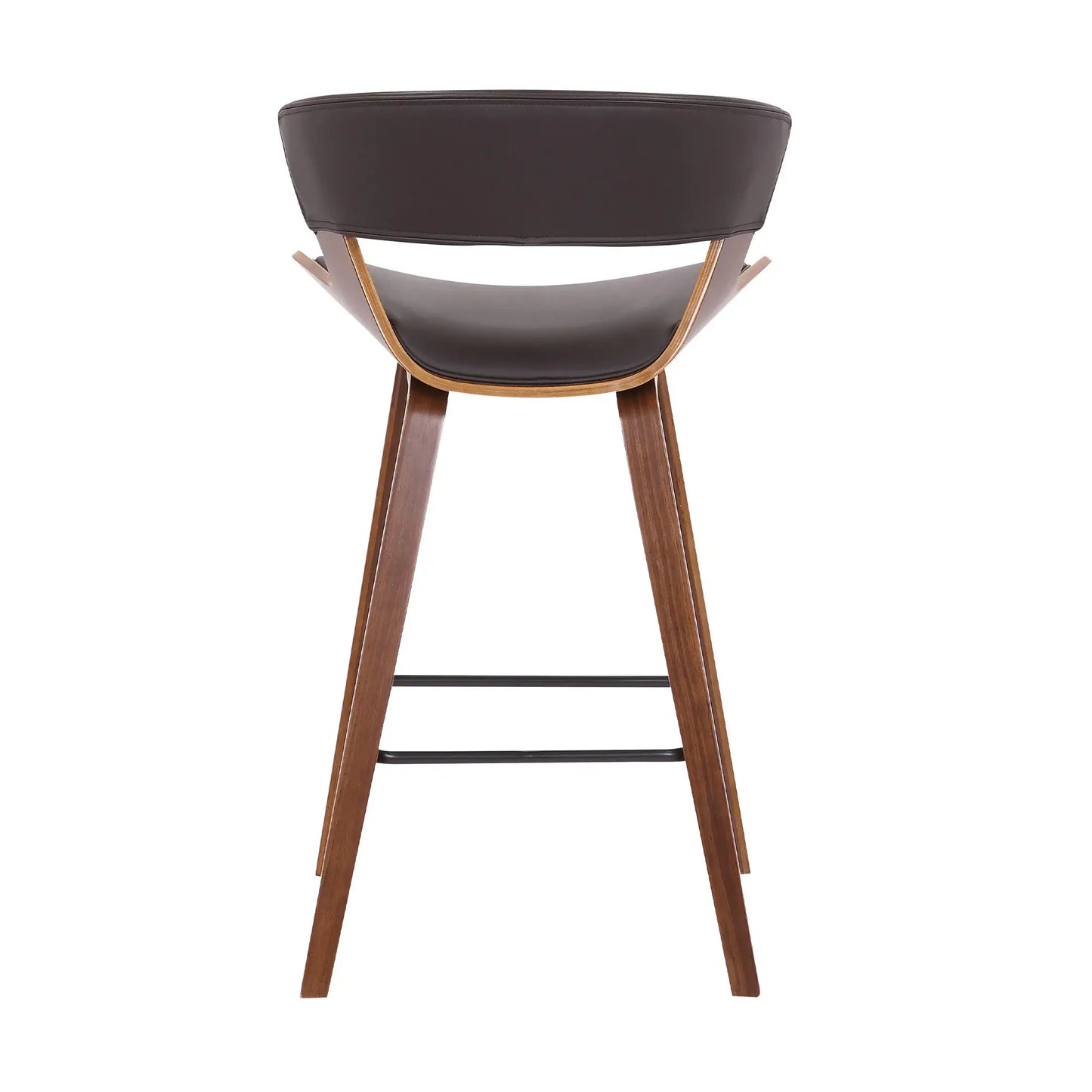 27" Iron Low Back Counter Height Bar Chair - Homeroots - Flyclothing LLC