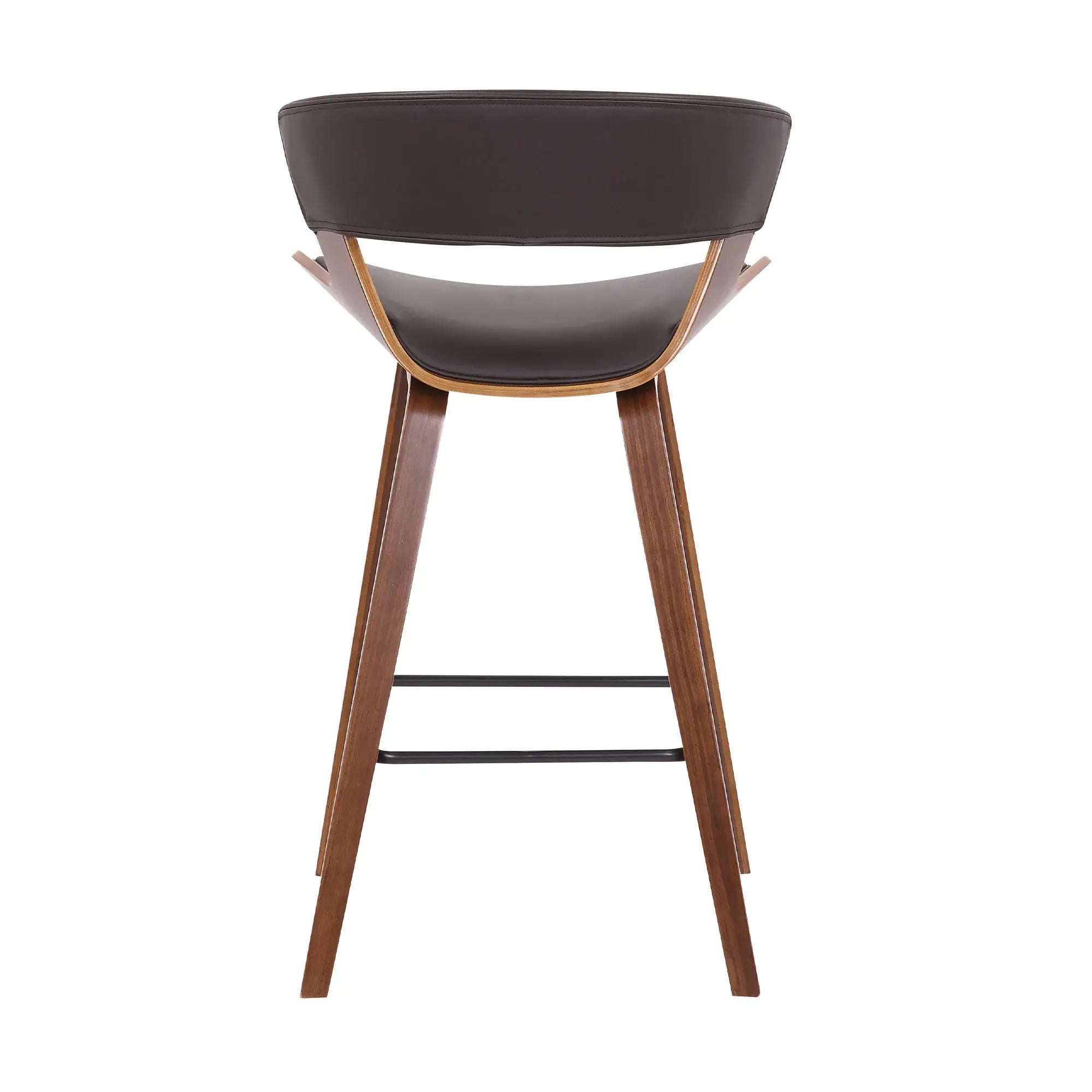 27" Iron Low Back Counter Height Bar Chair - Homeroots - Flyclothing LLC