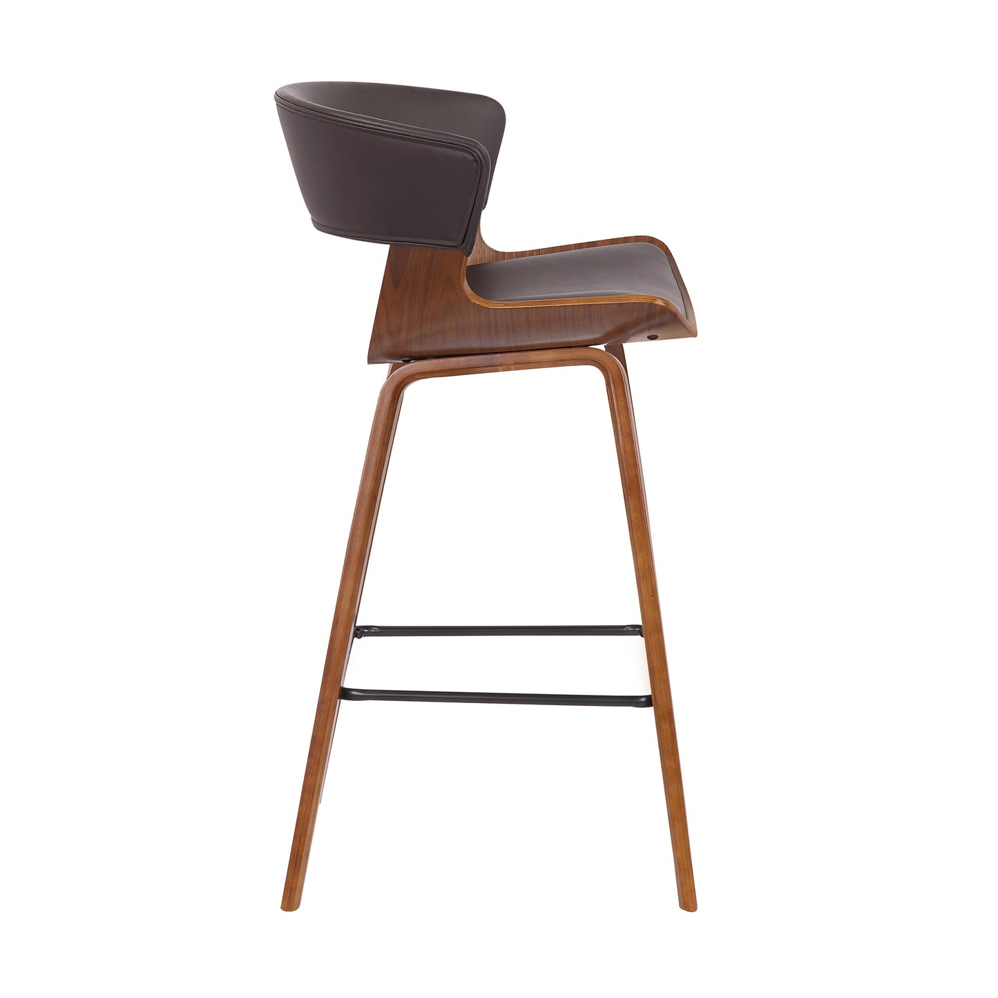 27" Iron Low Back Counter Height Bar Chair - Homeroots - Flyclothing LLC