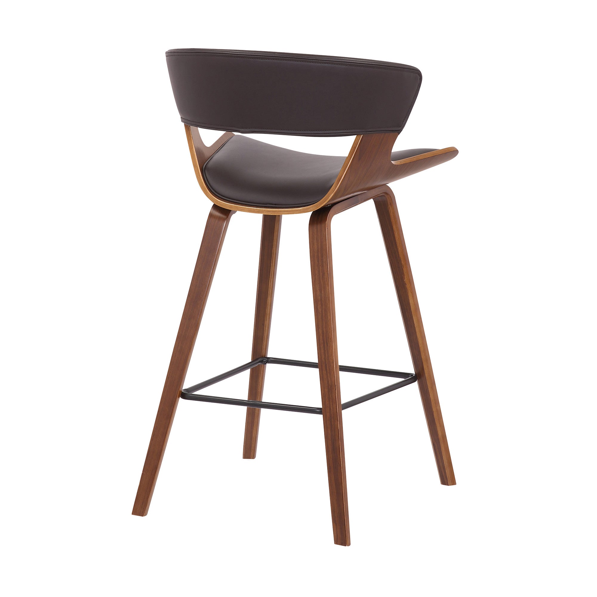 27" Iron Low Back Counter Height Bar Chair - Homeroots - Flyclothing LLC