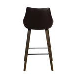 26" Brown Iron Counter Height Bar Chair - Homeroots - Flyclothing LLC
