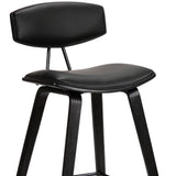 26" Black Iron Low Back Counter Height Bar Chair - Homeroots - Flyclothing LLC