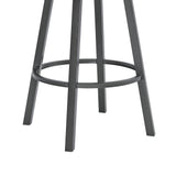 26" Black Iron Counter Height Bar Chair - Homeroots - Flyclothing LLC