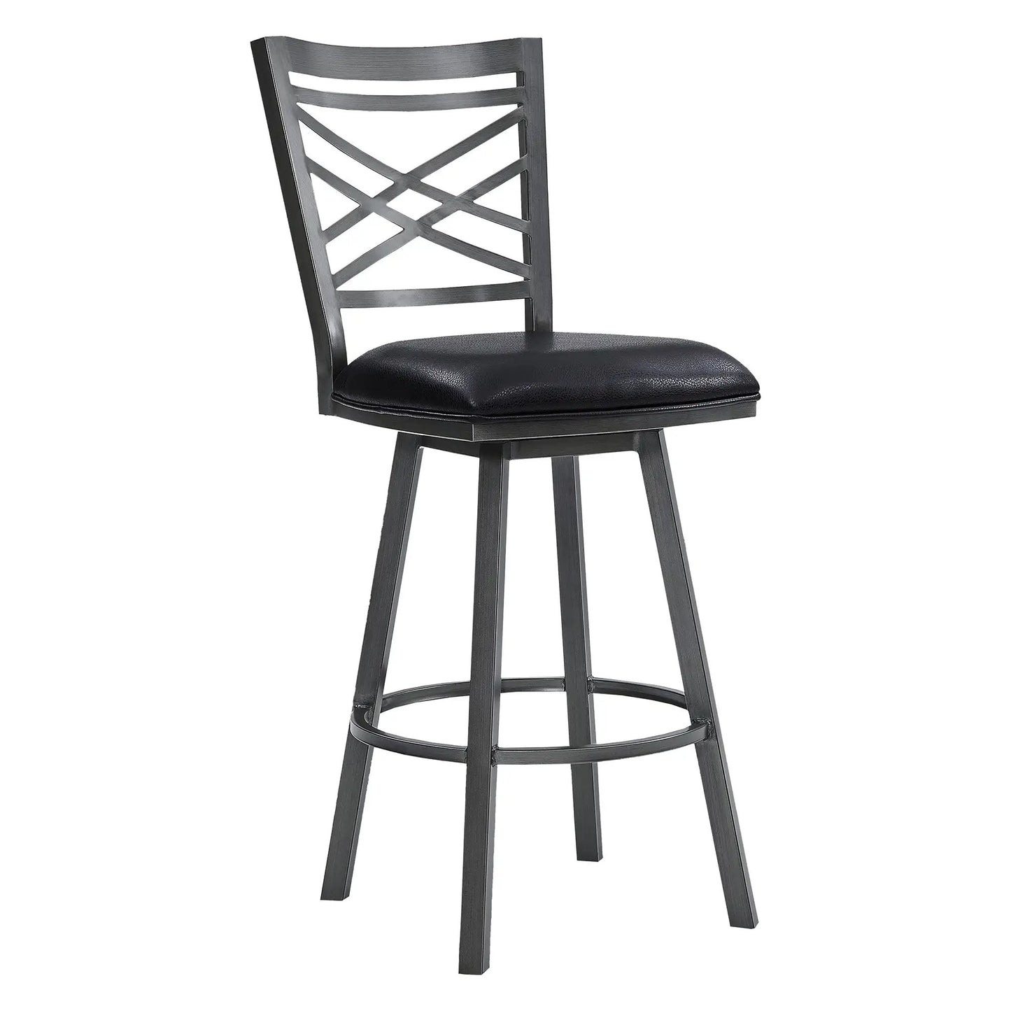 30" Iron Bar Height Bar Chair - Homeroots - Flyclothing LLC