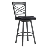 30" Iron Bar Height Bar Chair - Homeroots - Flyclothing LLC