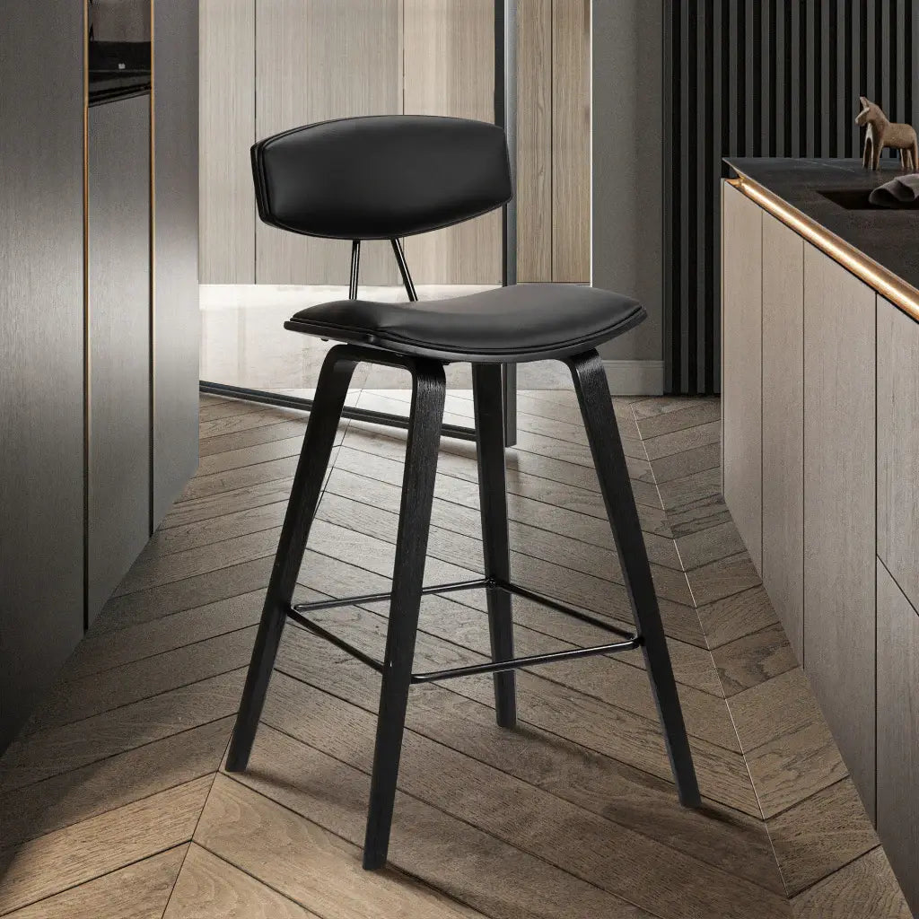 29" Iron Low Back Bar Height Bar Chair - Homeroots - Flyclothing LLC