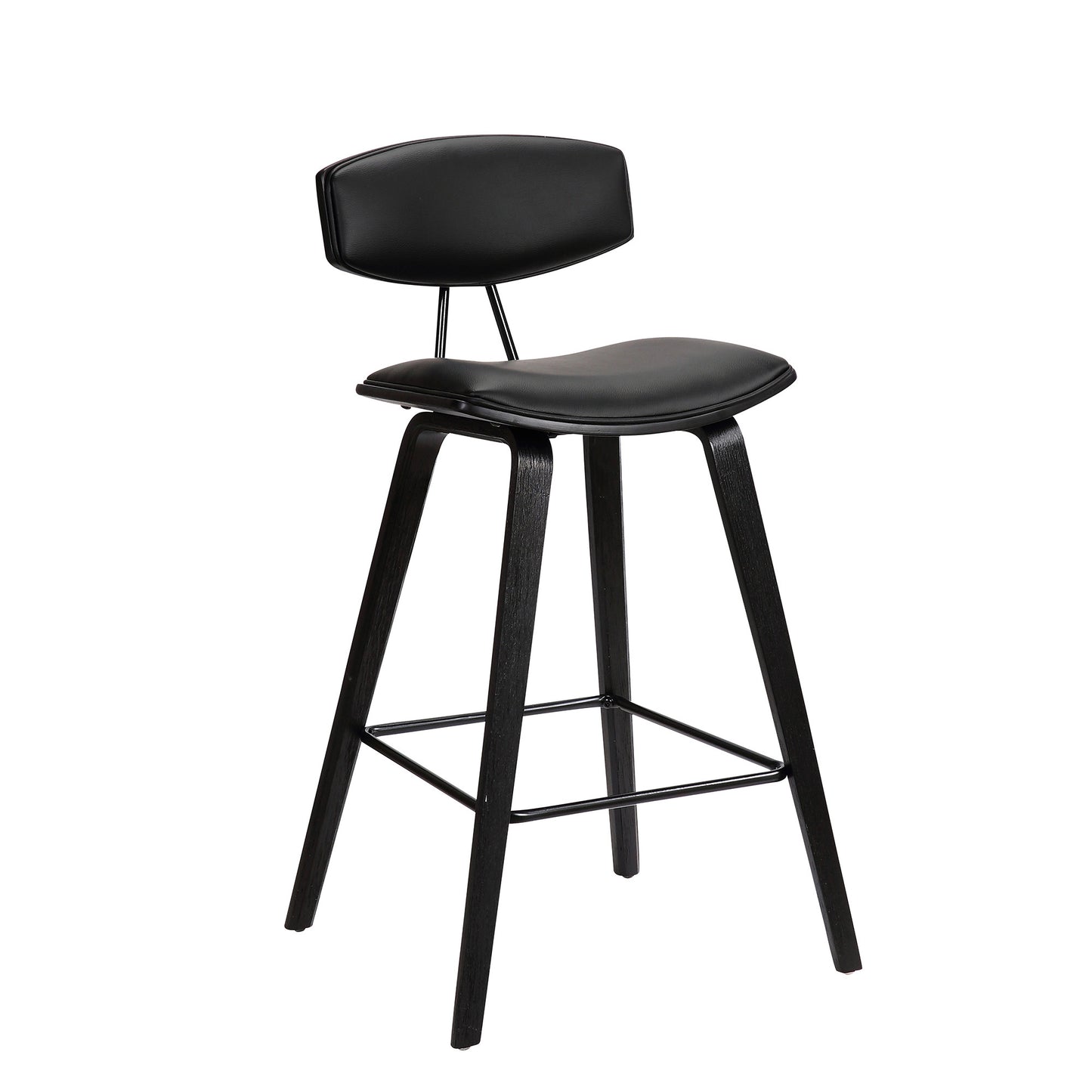 29" Iron Low Back Bar Height Bar Chair - Homeroots - Flyclothing LLC