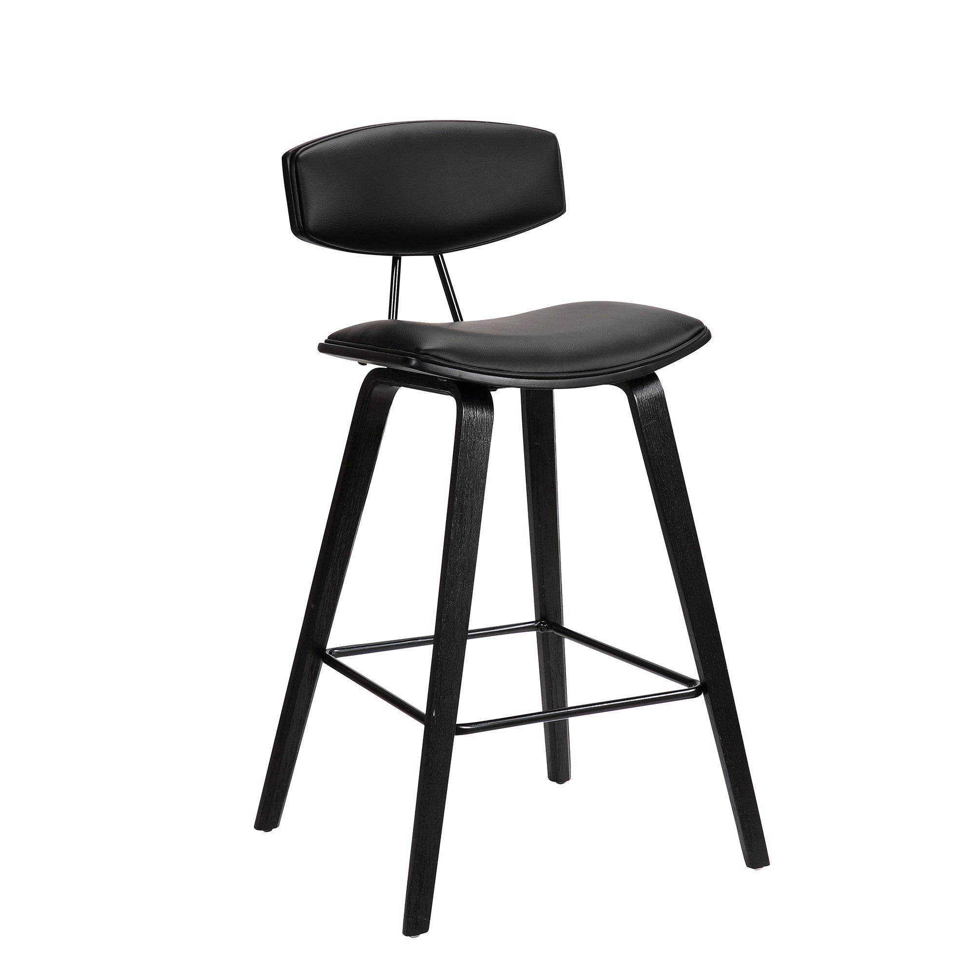29" Iron Low Back Bar Height Bar Chair - Homeroots - Flyclothing LLC