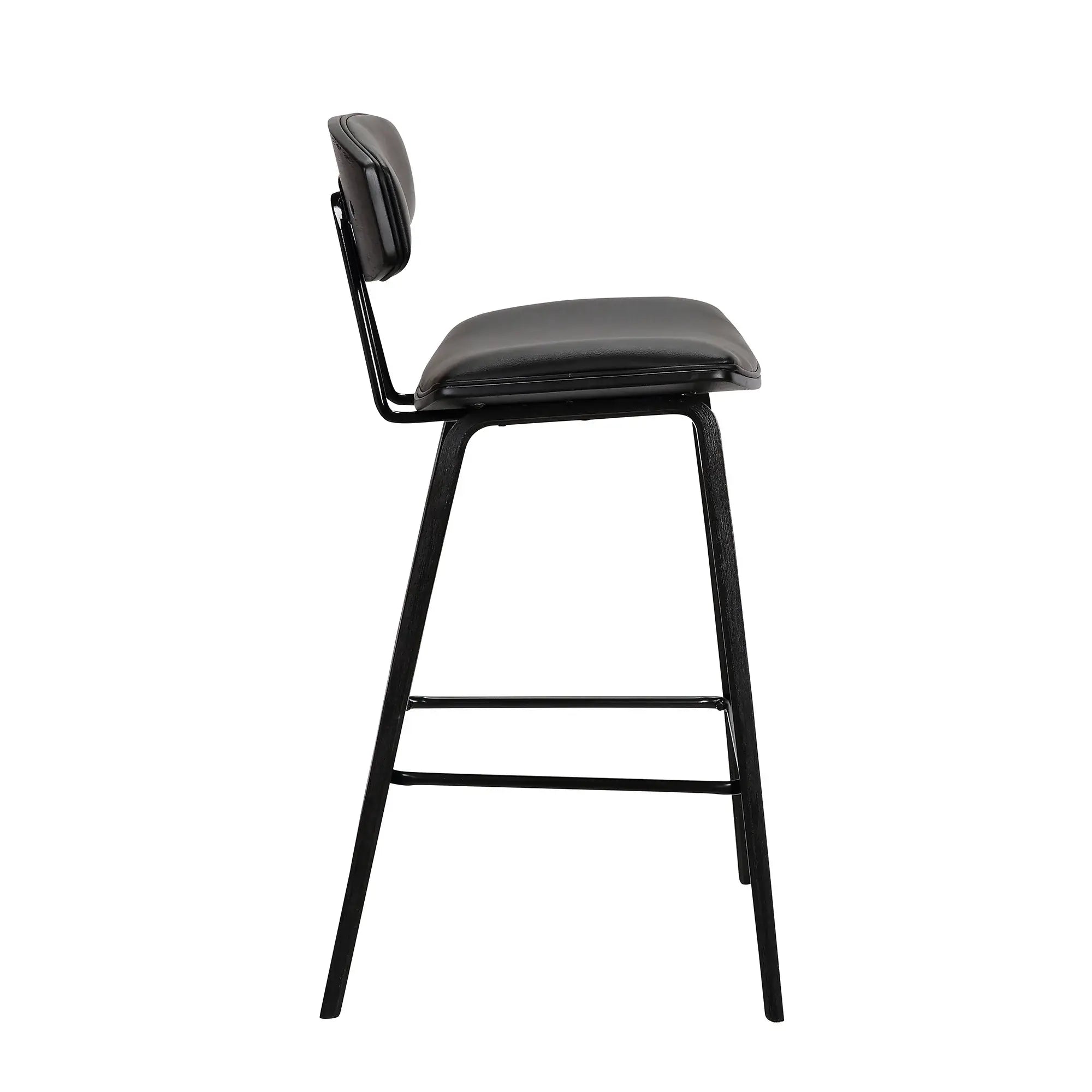 29" Iron Low Back Bar Height Bar Chair - Homeroots - Flyclothing LLC