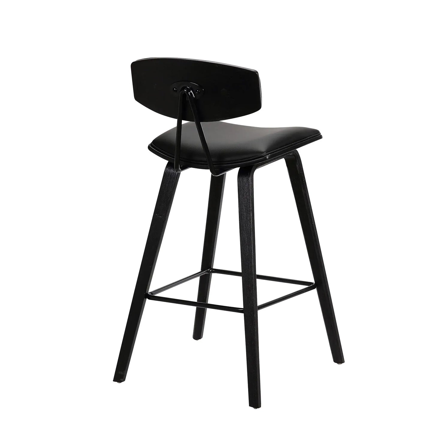 29" Iron Low Back Bar Height Bar Chair - Homeroots - Flyclothing LLC