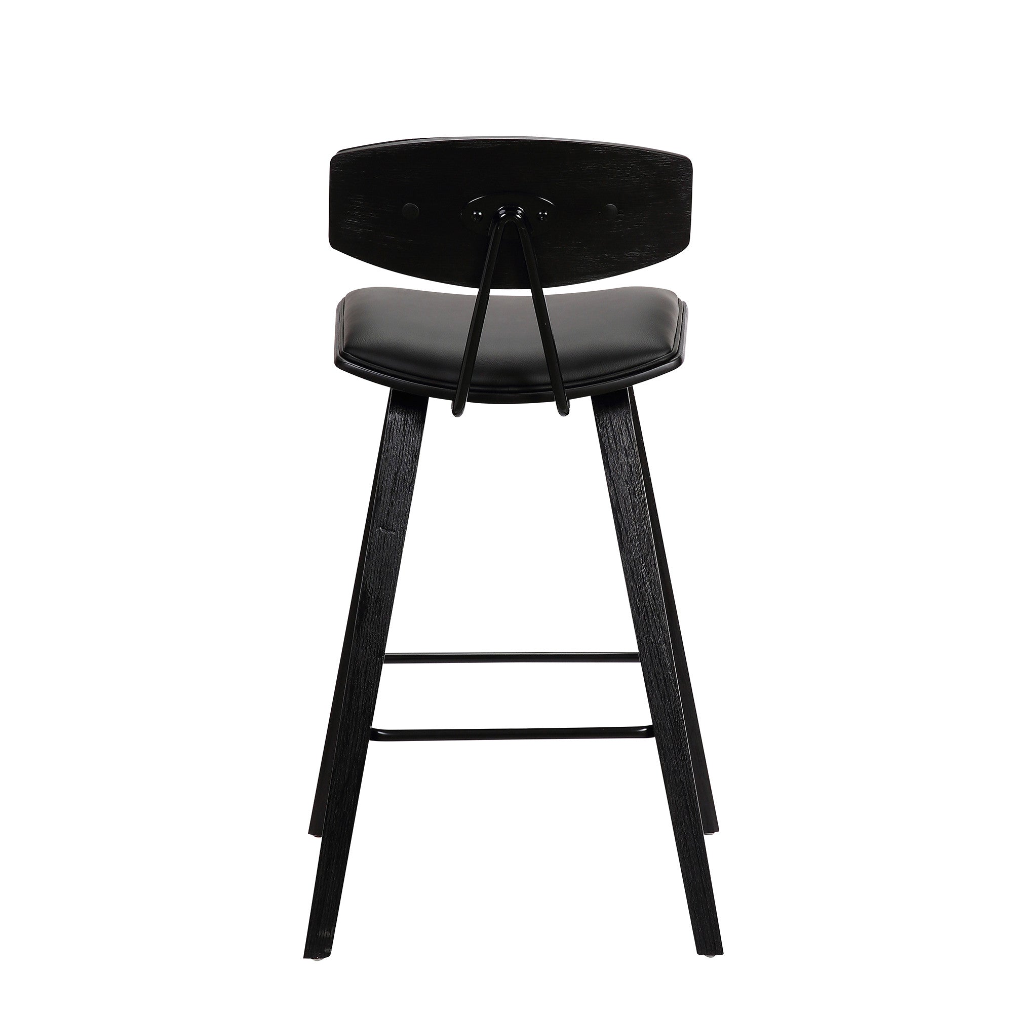 29" Iron Low Back Bar Height Bar Chair - Homeroots - Flyclothing LLC