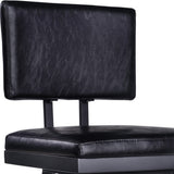 26" Black Iron Swivel Counter Height Bar Chair - Homeroots - Flyclothing LLC