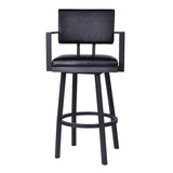 26" Iron Swivel Counter Height Bar Chair