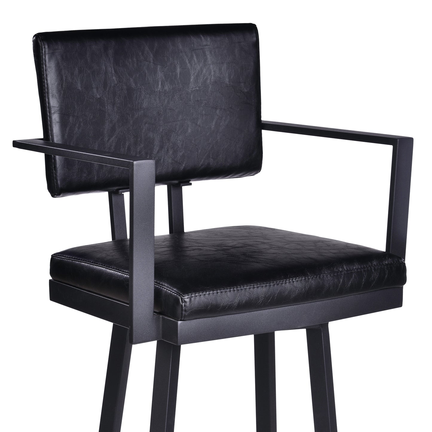 26" Iron Swivel Counter Height Bar Chair - Homeroots - Flyclothing LLC