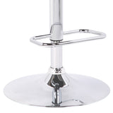 25" Gray And Silver Iron Swivel Low Back Adjustable Height Bar Chair - Homeroots - Flyclothing LLC