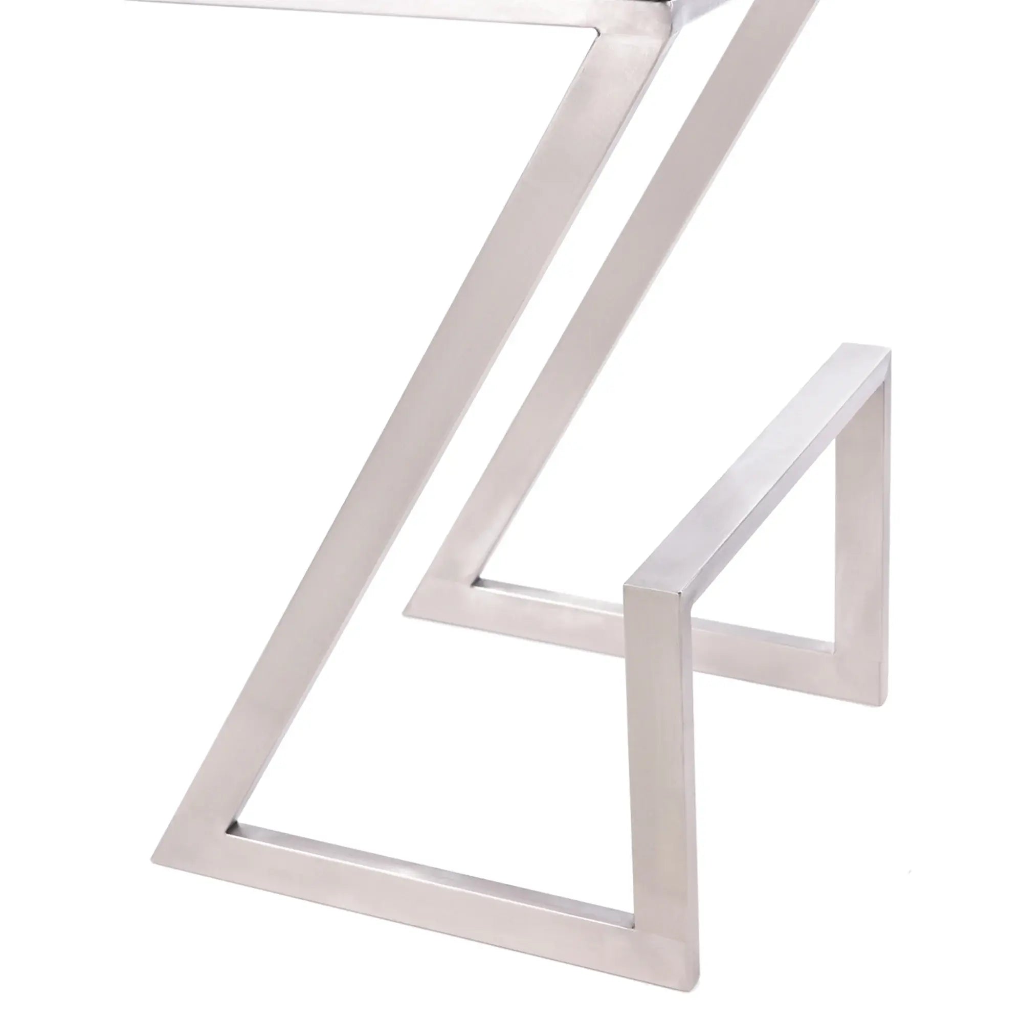 26" Gray And Silver Iron Backless Counter Height Bar Chair - Homeroots - Flyclothing LLC