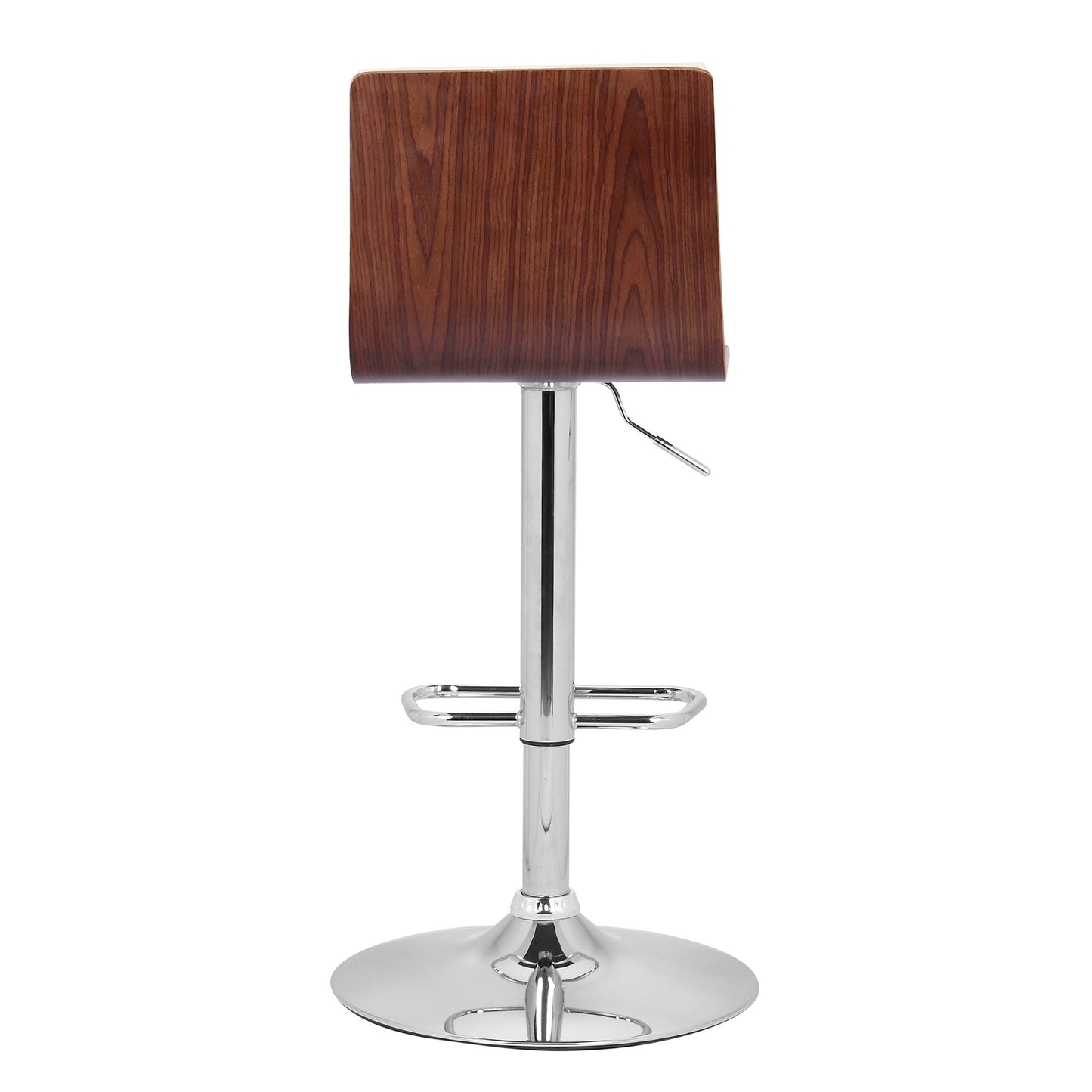 23" Cream And Silver Iron Swivel Low Back Adjustable Height Bar Chair - Homeroots - Flyclothing LLC