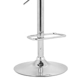 23" Cream And Silver Iron Swivel Low Back Adjustable Height Bar Chair - Homeroots - Flyclothing LLC
