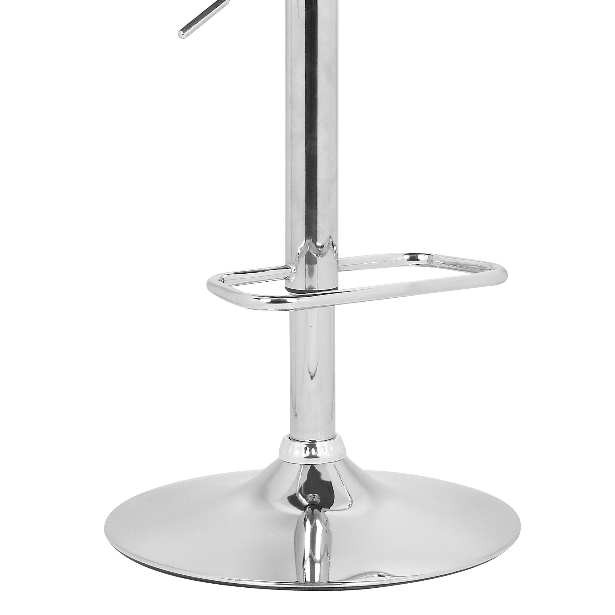 23" Cream And Silver Iron Swivel Low Back Adjustable Height Bar Chair - Homeroots - Flyclothing LLC