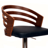 25" Black And Silver Iron Swivel Low Back Adjustable Height Bar Chair - Homeroots - Flyclothing LLC