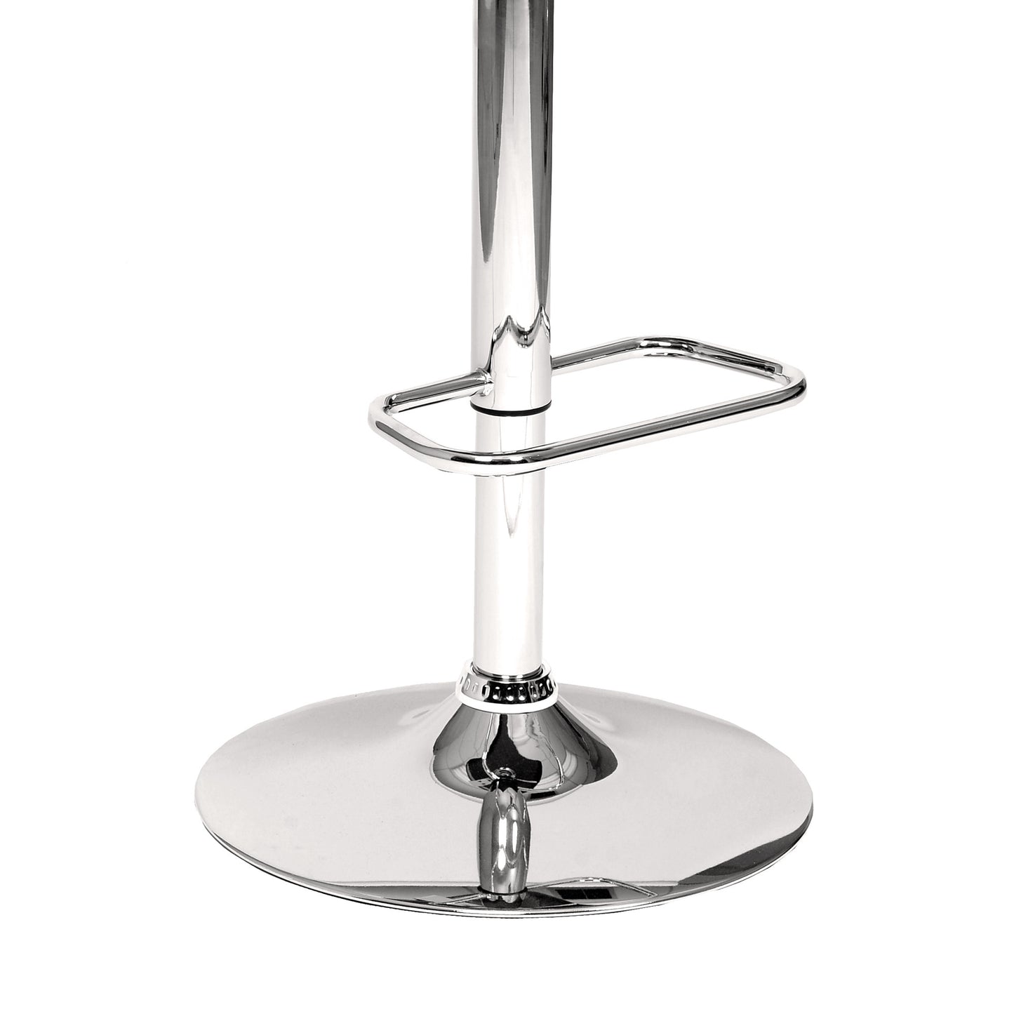 24" Cream And Silver Iron Swivel Low Back Adjustable Height Bar Chair - Homeroots - Flyclothing LLC