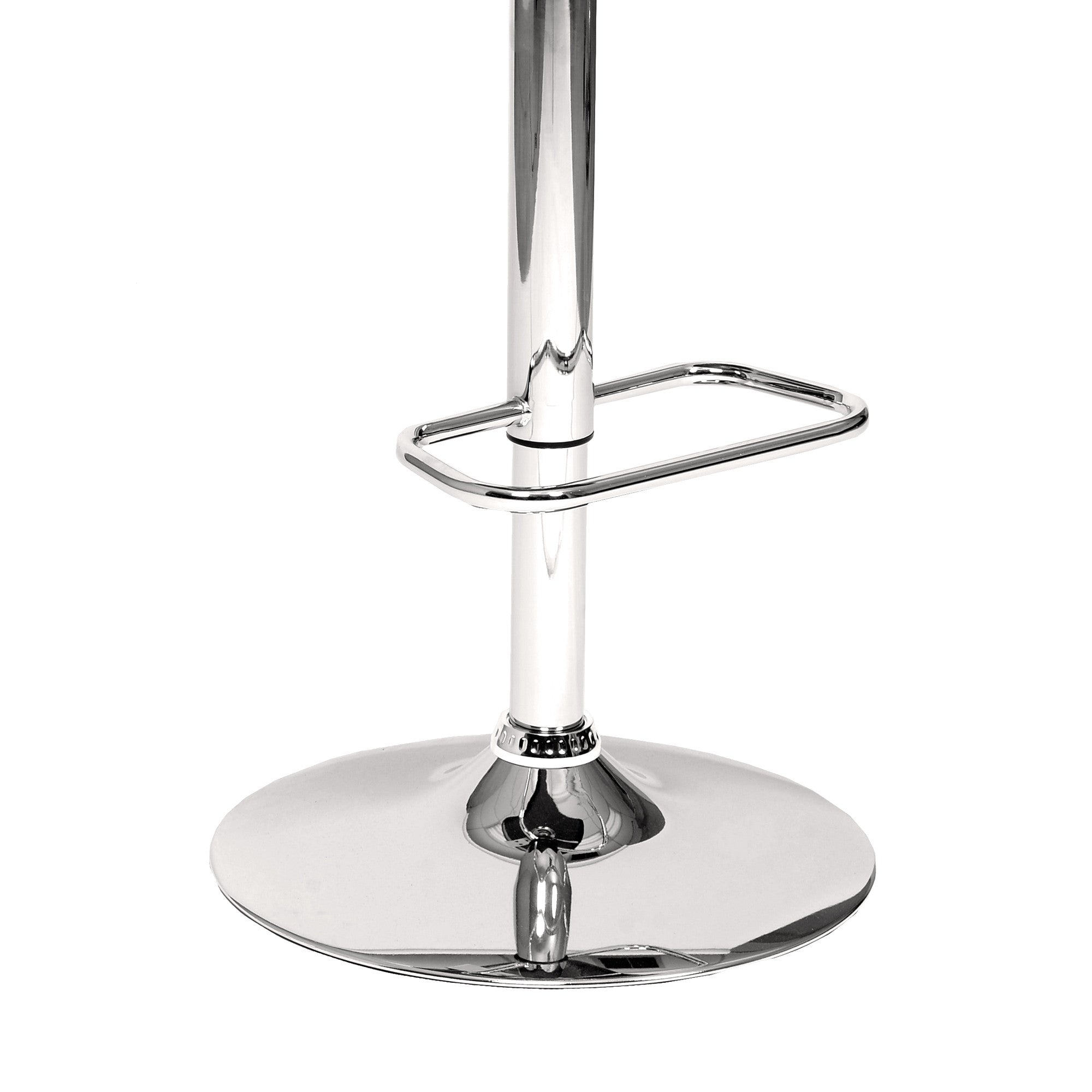 24" Cream And Silver Iron Swivel Low Back Adjustable Height Bar Chair - Homeroots - Flyclothing LLC