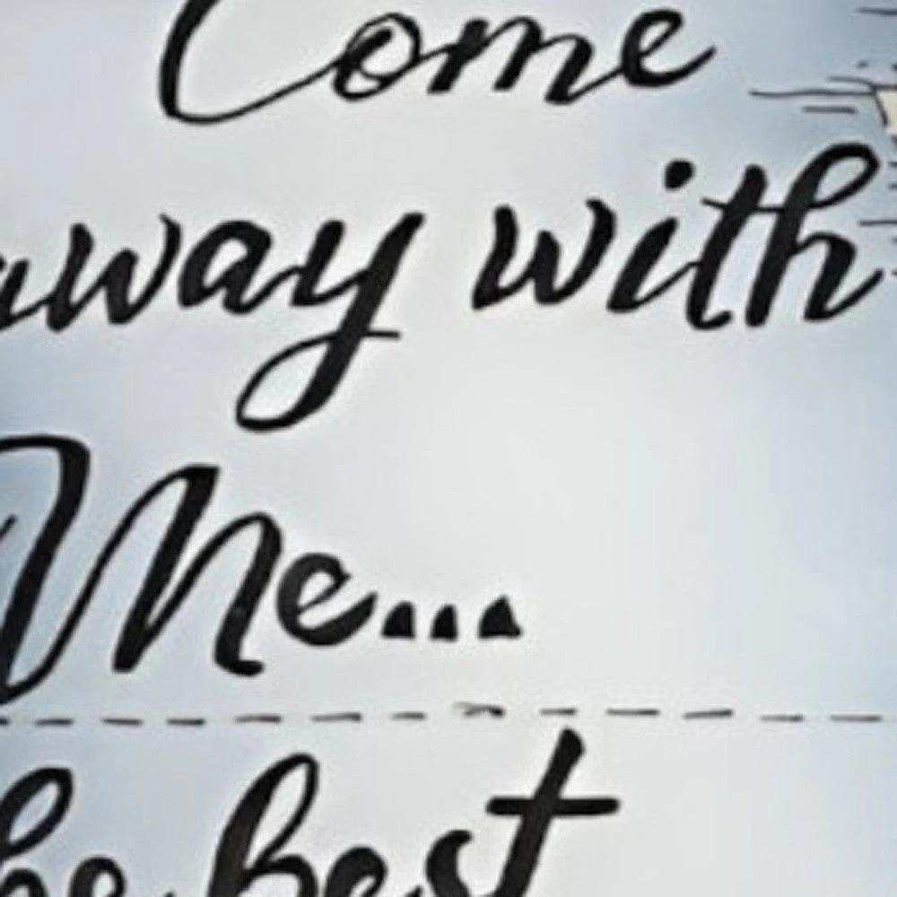 Globe Come Away with Me Hand Painted Mouth Blown Glass Ornament - Homeroots - Flyclothing LLC