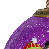 Amore Snowmen Hand Painted Mouth Blown Glass Ornament - Homeroots