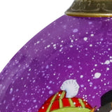 Amore Snowmen Hand Painted Mouth Blown Glass Ornament - Homeroots