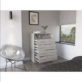 33" Light Grey Manufactured Wood Four Drawer Dresser - Homeroots - Flyclothing LLC