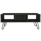 40" Carbon Espresso Manufactured Wood Rectangular Coffee Table - Homeroots - Flyclothing LLC