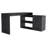 60" Gray L Shape Computer Desk - Homeroots - Flyclothing LLC