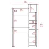 Modern Light Oak Office Desk with Storage Cabinet - Homeroots - Flyclothing LLC