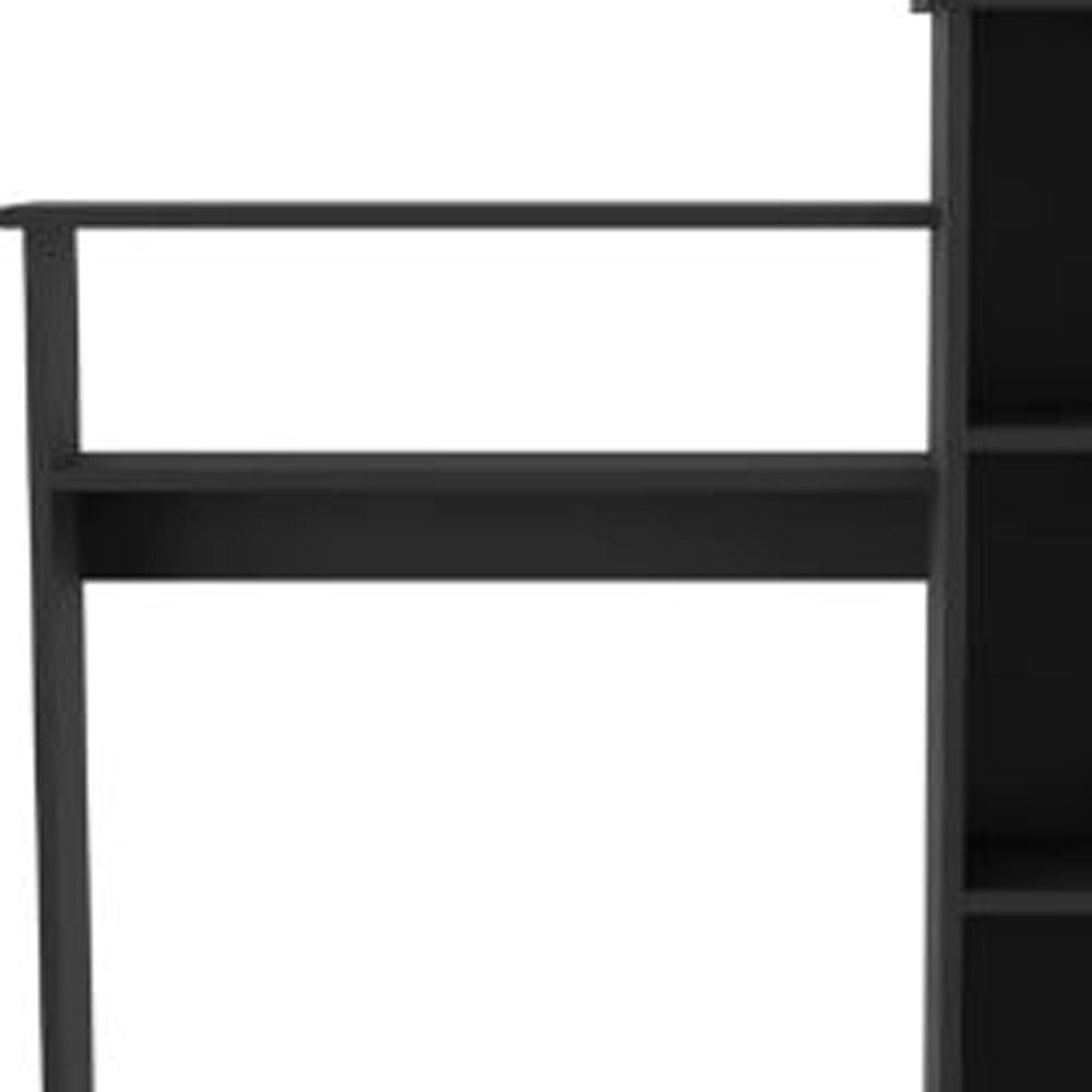 40" Black Computer Desk - Homeroots - Flyclothing LLC