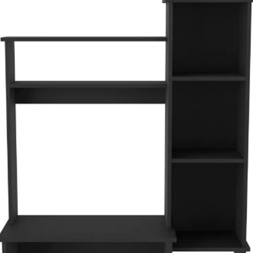 40" Black Computer Desk - Homeroots - Flyclothing LLC