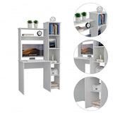 40" White Computer Desk - Homeroots - Flyclothing LLC