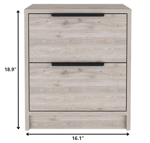 16" Rectangular One Drawer Two Doors With Manufactured Wood Top - Homeroots - Flyclothing LLC