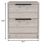 16" Rectangular One Drawer Two Doors With Manufactured Wood Top - Homeroots - Flyclothing LLC